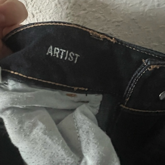 American Eagle Y2K Style Low Rise Dark Wash Flare boot cut jeans 10 Long - Picture 8 of 9